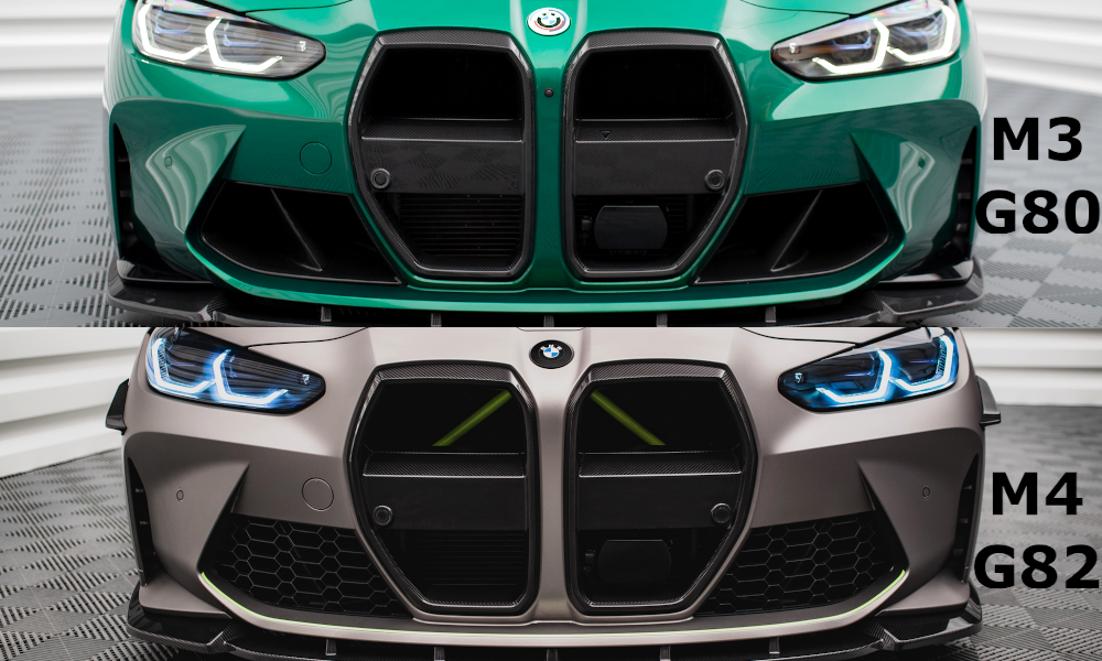 BMW - G82 / G80 - M4 / M3 - CARBON FIBER FRONT GRILL