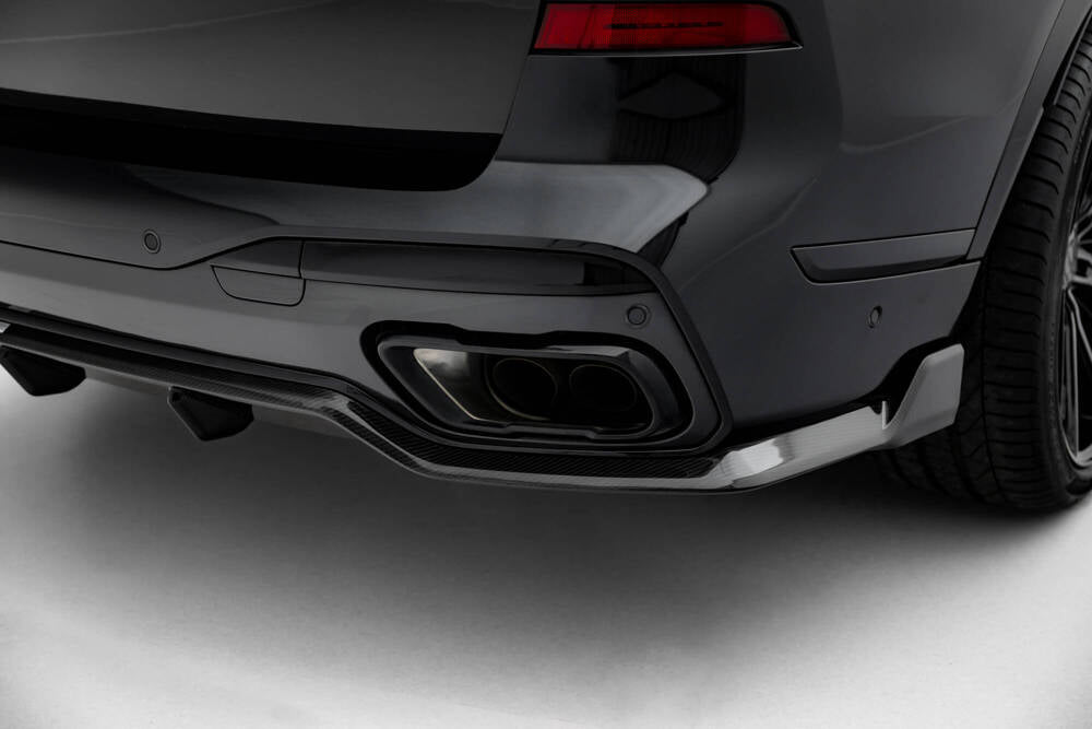 BMW - X7 M-PACK - G07/ G07  FACELIFT - CARBON FIBER REAR DIFFUSER (VERSION WITHOUT TOWBAR)