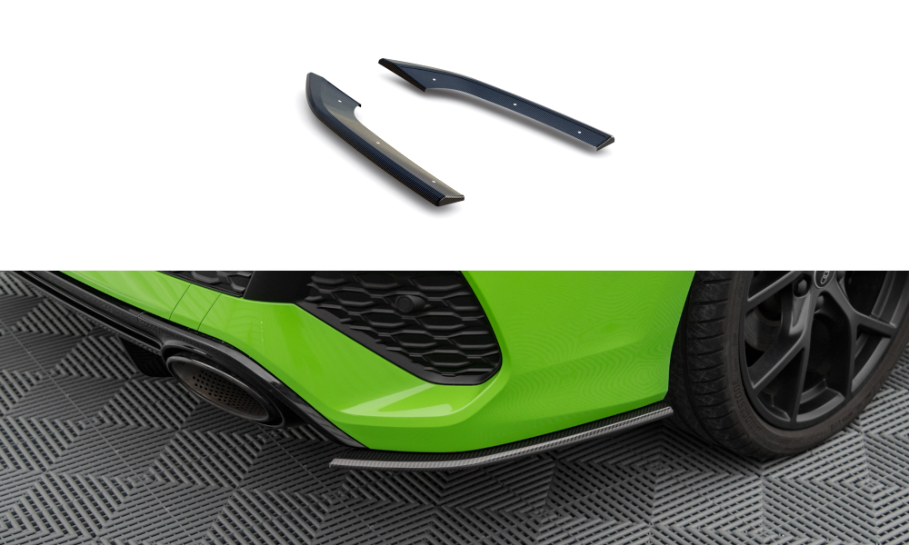 Audi - RS3 8Y - Rear Side Splitters - CARBON FIBER