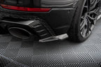 AUDI - RSQ8 - MK1 - CARBON FIBER REAR SIDE SPLITTERS (WORKS ONLY WITH THE REAR DIFFUSER)