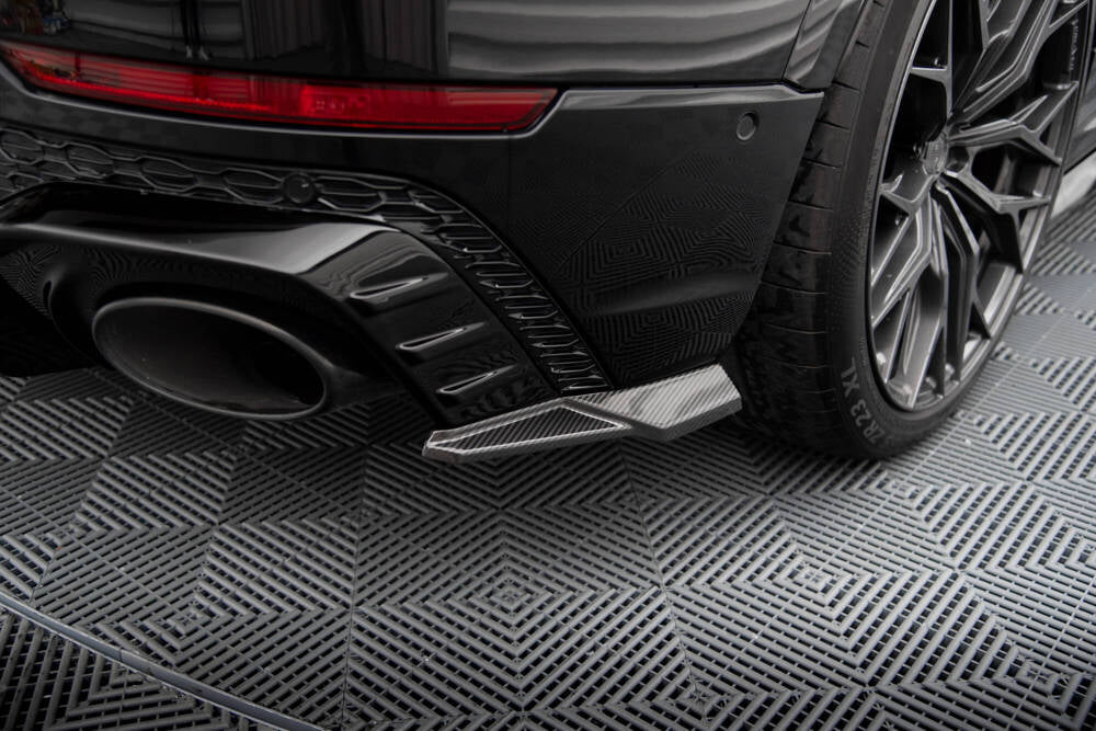AUDI - RSQ8 - MK1 - CARBON FIBER REAR SIDE SPLITTERS (WORKS ONLY WITH THE REAR DIFFUSER)