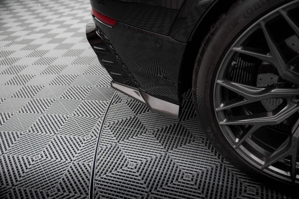 AUDI - RSQ8 - MK1 - CARBON FIBER REAR SIDE SPLITTERS (WORKS ONLY WITH THE REAR DIFFUSER)