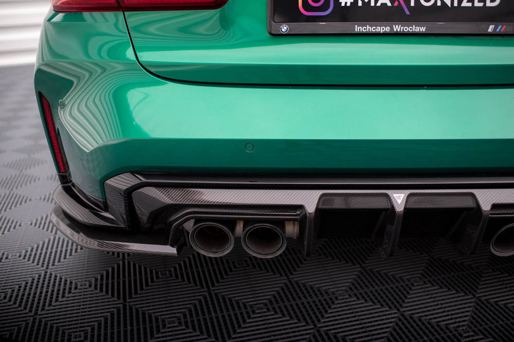 BMW - M3 G80 - CARBON FIBER REAR SIDE SPLITTERS - V1
