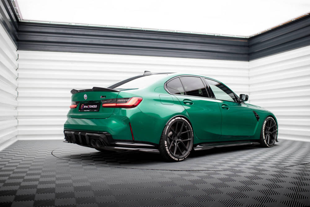 BMW - M3 G80 - CARBON FIBER REAR SIDE SPLITTERS - V1