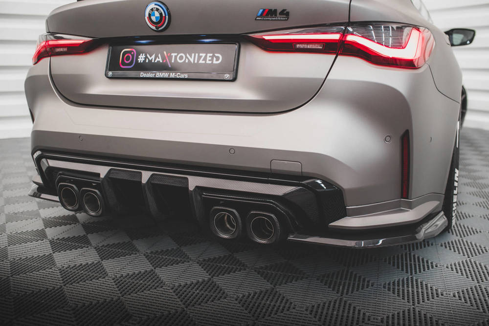 BMW - 4 SERIES - G82 - M4 - CARBON FIBER REAR SIDE SPLITTERS - V1