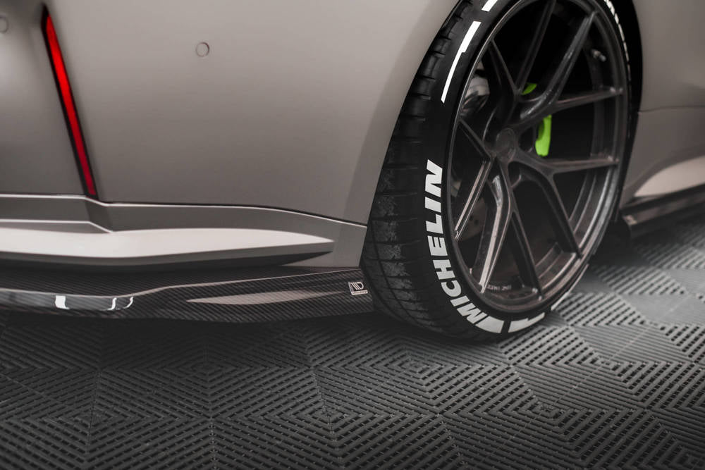 BMW - 4 SERIES - G82 - M4 - CARBON FIBER REAR SIDE SPLITTERS - V1