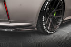 BMW - 4 SERIES - G82 - M4 - CARBON FIBER REAR SIDE SPLITTERS - V1