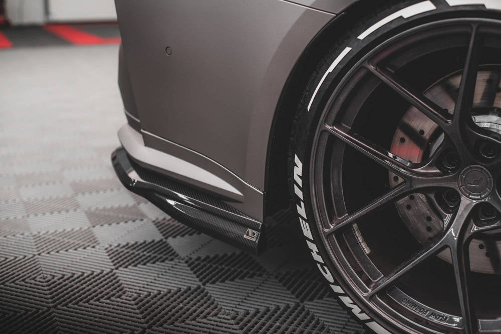 BMW - 4 SERIES - G82 - M4 - CARBON FIBER REAR SIDE SPLITTERS - V1