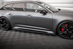 AUDI - RS6 C8 / RS7 C8 - SIDE SKIRTS - CARBON FIBER