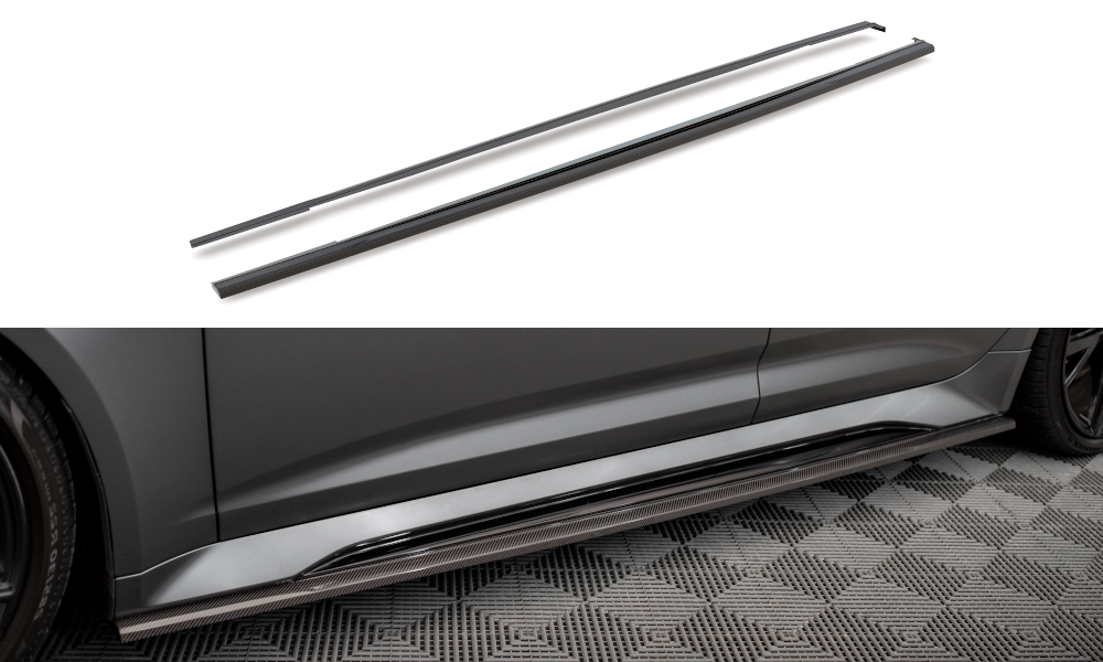 AUDI - RS6 C8 / RS7 C8 - SIDE SKIRTS - CARBON FIBER