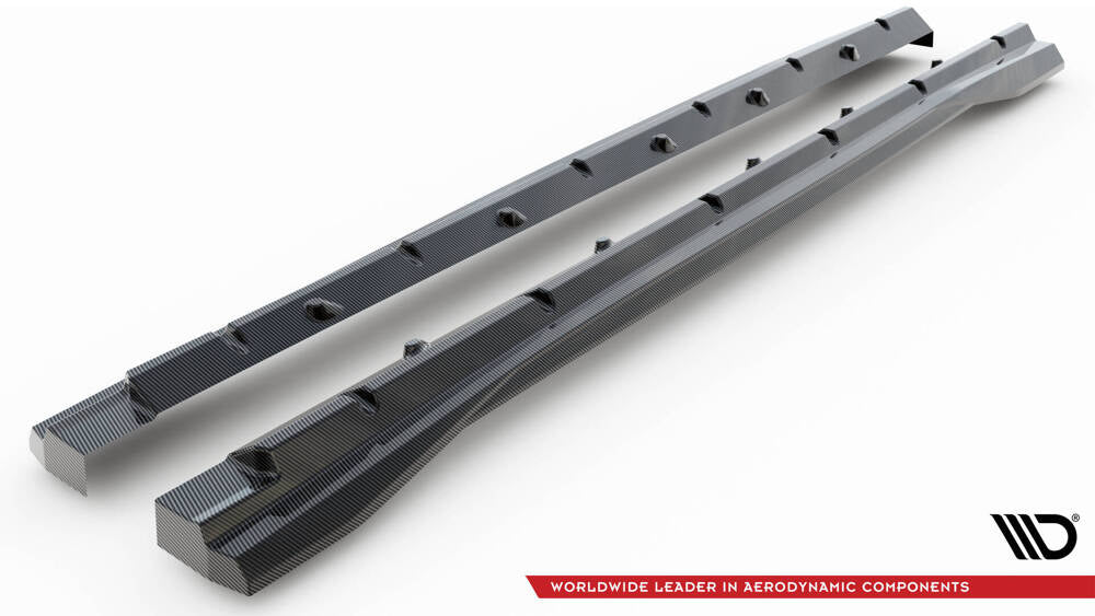 AUDI - RSQ8 - MK1 - CARBON FIBER SIDE SKIRTS DIFFUSERS