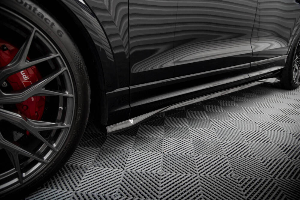 AUDI - RSQ8 - MK1 - CARBON FIBER SIDE SKIRTS DIFFUSERS