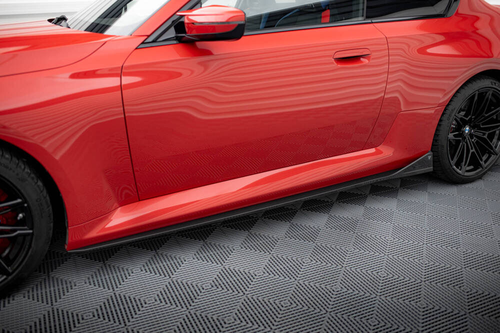 BMW - M2 - G87 - CARBON FIBER SIDE SKIRTS DIFFUSERS
