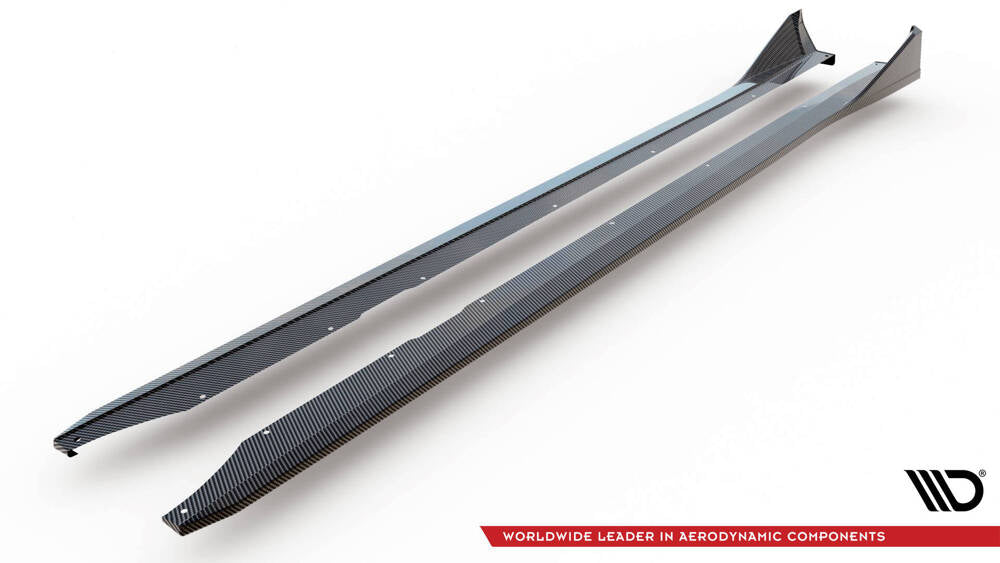 BMW - M2 - G87 - CARBON FIBER SIDE SKIRTS DIFFUSERS