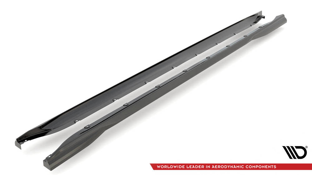 BMW - M3 G80 - CARBON FIBER SIDE SKIRTS DIFFUSERS - V1