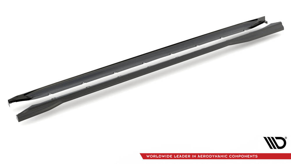 BMW - M3 G80 - CARBON FIBER SIDE SKIRTS DIFFUSERS - V1