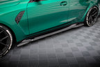 BMW - M3 G80 - CARBON FIBER SIDE SKIRTS DIFFUSERS - V1