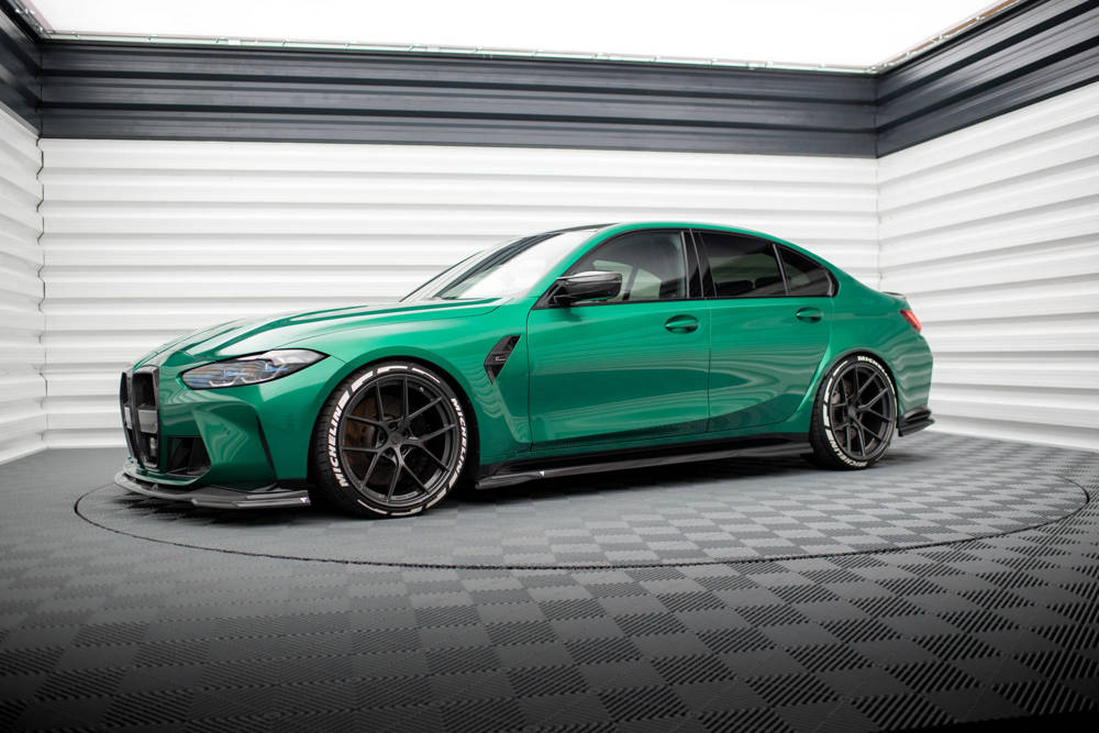 BMW - M3 G80 - CARBON FIBER SIDE SKIRTS DIFFUSERS - V1