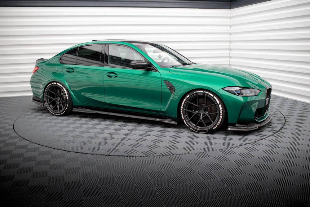BMW - M3 G80 - CARBON FIBER SIDE SKIRTS DIFFUSERS - V1