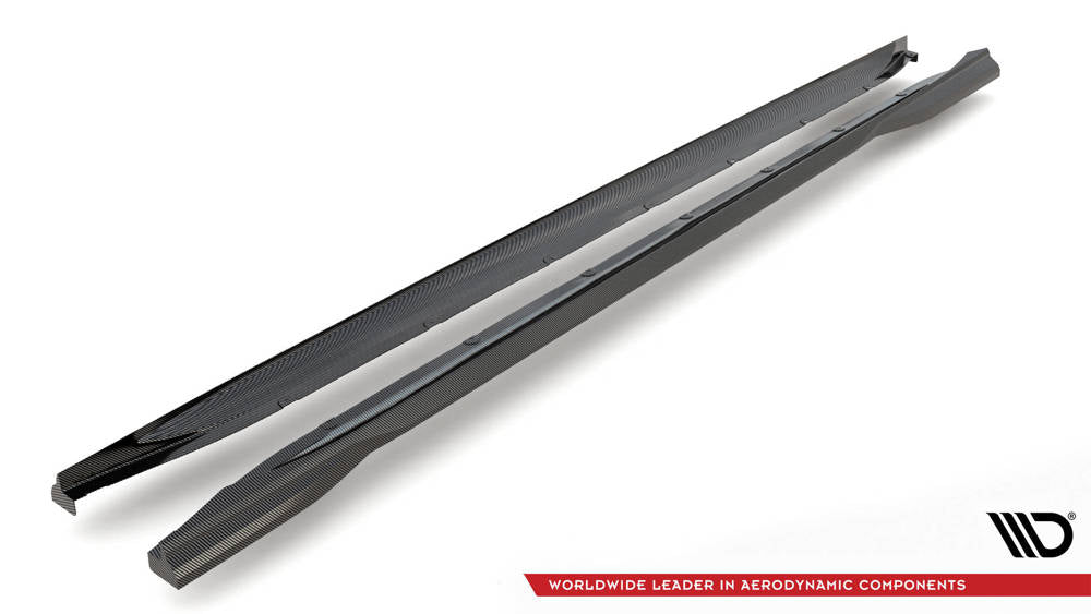 BMW - 4 SERIES - G82 - M4 - CARBON FIBER SIDE SKIRTS DIFFUSERS - V1