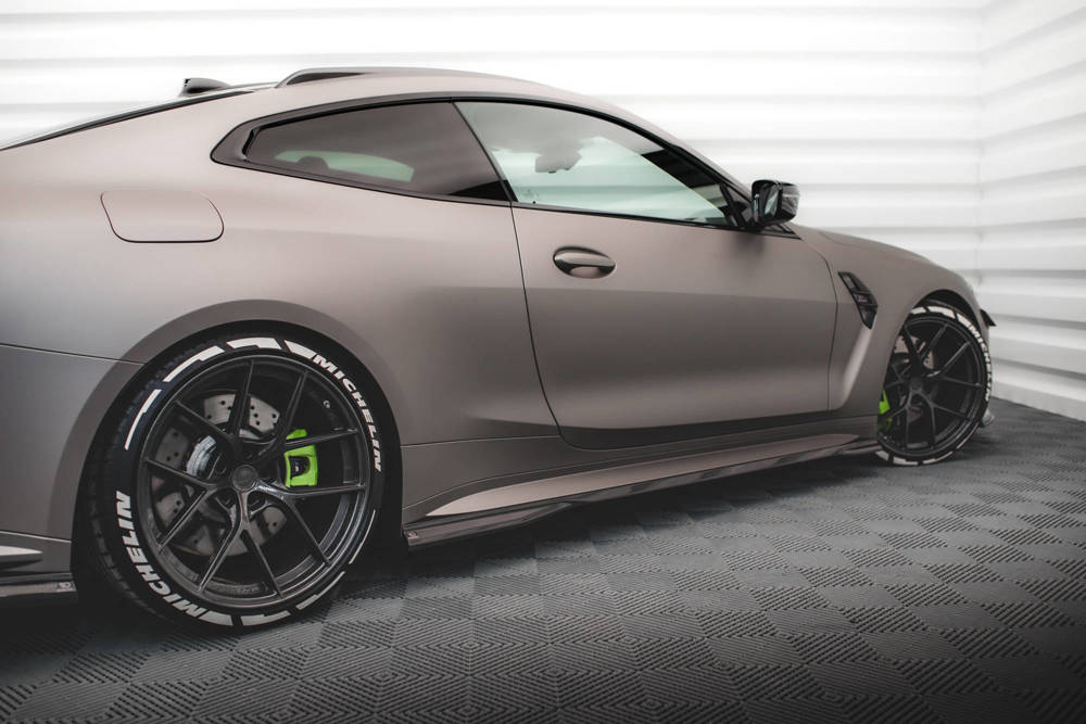 BMW - 4 SERIES - G82 - M4 - CARBON FIBER SIDE SKIRTS DIFFUSERS - V1