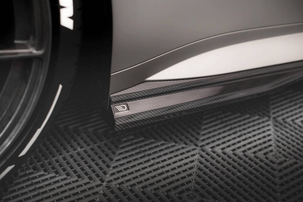 BMW - 4 SERIES - G82 - M4 - CARBON FIBER SIDE SKIRTS DIFFUSERS - V1