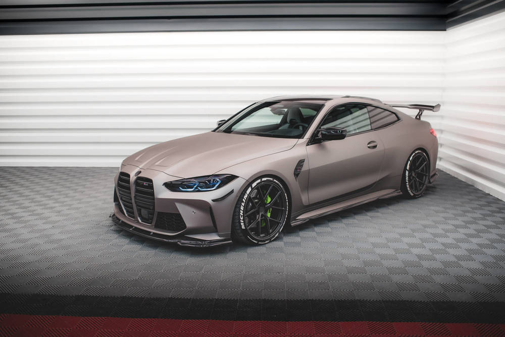 BMW - 4 SERIES - G82 - M4 - CARBON FIBER SIDE SKIRTS DIFFUSERS - V1