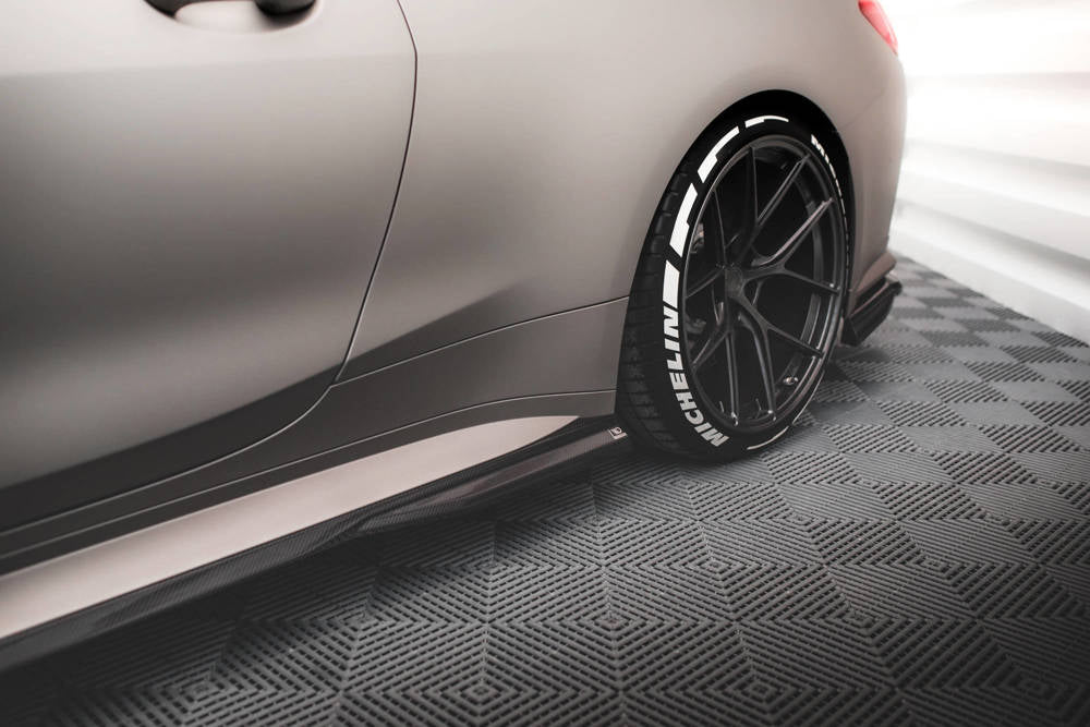 BMW - 4 SERIES - G82 - M4 - CARBON FIBER SIDE SKIRTS DIFFUSERS - V1
