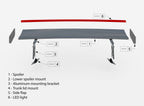 BMW - M2 - G87 - CARBON FIBER SPOILER + LED Light