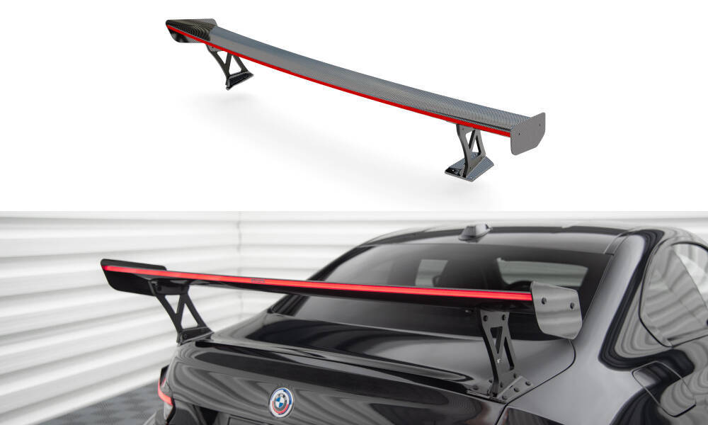 BMW - M2 - G87 - CARBON FIBER SPOILER + LED Light