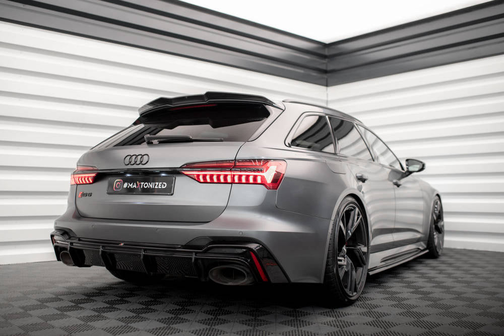 AUDI - RS6 C8 - TAILGATE SPOILER (UPPER) - CARBON FIBER