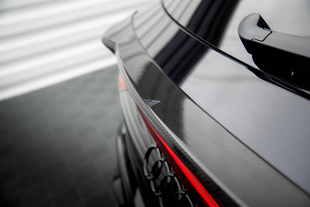 AUDI -  RSQ8 / SQ8 / Q8 S-LINE - CARBON FIBER LOWER TAILGATE SPOILER