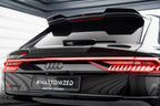 AUDI -  RSQ8 / SQ8 / Q8 S-LINE - CARBON FIBER LOWER TAILGATE SPOILER