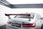 BMW - M3 G80 / M340I G20 / 3 M-PACK G20 / 3 STANDARD G20 - CARBON SPOILER WITH EXTERNAL BRACKETS UPRIGHTS + LED