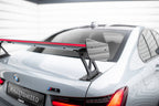 BMW - M3 G80 / M340I G20 / 3 M-PACK G20 / 3 STANDARD G20 - CARBON SPOILER WITH EXTERNAL BRACKETS UPRIGHTS + LED