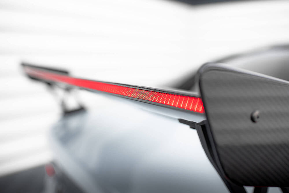 BMW - M3 G80 / M340I G20 / 3 M-PACK G20 / 3 STANDARD G20 - CARBON SPOILER WITH EXTERNAL BRACKETS UPRIGHTS + LED
