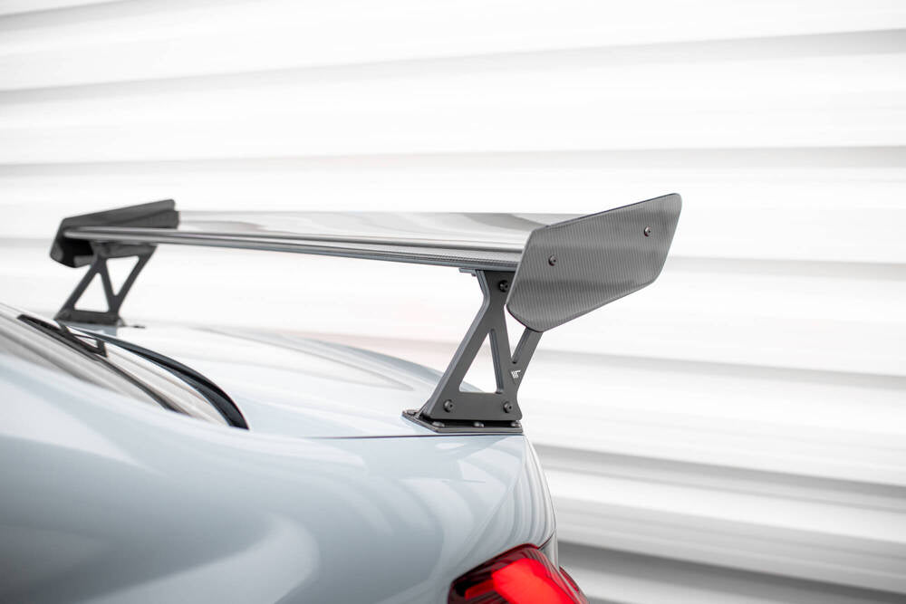 BMW - M3 G80 / M340I G20 / 3 M-PACK G20 / 3 STANDARD G20 - CARBON SPOILER WITH EXTERNAL BRACKETS UPRIGHTS + LED