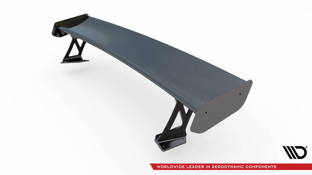 BMW - M3 G80 / M340I G20 / 3 M-PACK G20 / 3 STANDARD G20 - CARBON SPOILER WITH EXTERNAL BRACKETS UPRIGHTS + LED