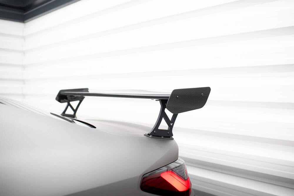 BMW - G82 - M4 - CARBON SPOILER WITH EXTERNAL BRACKETS UPRIGHTS + LED