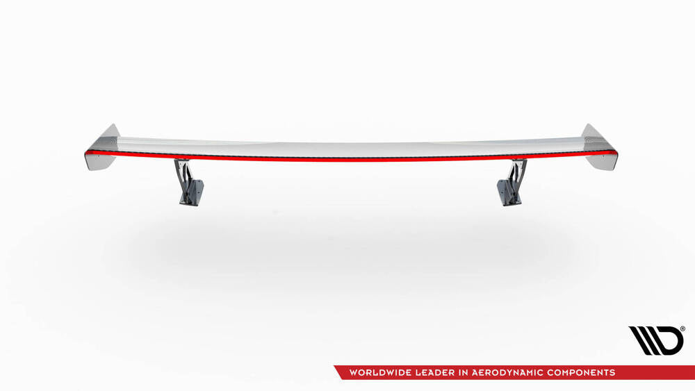 BMW - G82 - M4 - CARBON SPOILER WITH EXTERNAL BRACKETS UPRIGHTS + LED
