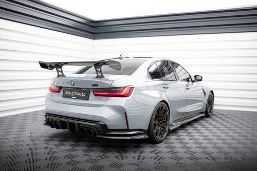 BMW - M3 G80 / M340I G20 / 3 M-PACK G20 / 3 STANDARD G20 - CARBON SPOILER WITH INTERNAL BRACKETS UPRIGHTS