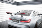 BMW - M3 G80 / M340I G20 / 3 M-PACK G20 / 3 STANDARD G20 - CARBON SPOILER WITH INTERNAL BRACKETS UPRIGHTS + LED