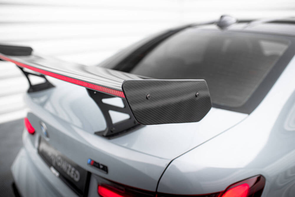 BMW - M3 G80 / M340I G20 / 3 M-PACK G20 / 3 STANDARD G20 - CARBON SPOILER WITH INTERNAL BRACKETS UPRIGHTS + LED