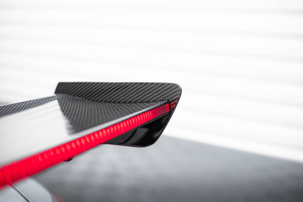 BMW - M3 G80 / M340I G20 / 3 M-PACK G20 / 3 STANDARD G20 - CARBON SPOILER WITH INTERNAL BRACKETS UPRIGHTS + LED