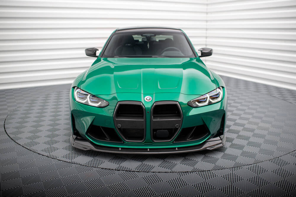 BMW - M3 SEDAN / TOURING G80 / G81 & M4 G82 - CARBON FIBER FRONT SPLITTER - V2