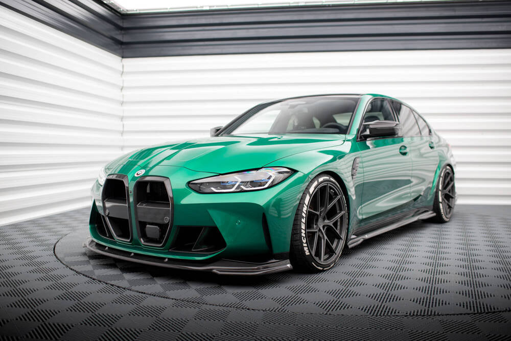 BMW - M3 SEDAN / TOURING G80 / G81 & M4 G82 - CARBON FIBER FRONT SPLITTER - V2