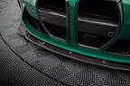 BMW - M3 SEDAN / TOURING G80 / G81 & M4 G82 - CARBON FIBER FRONT SPLITTER - V2