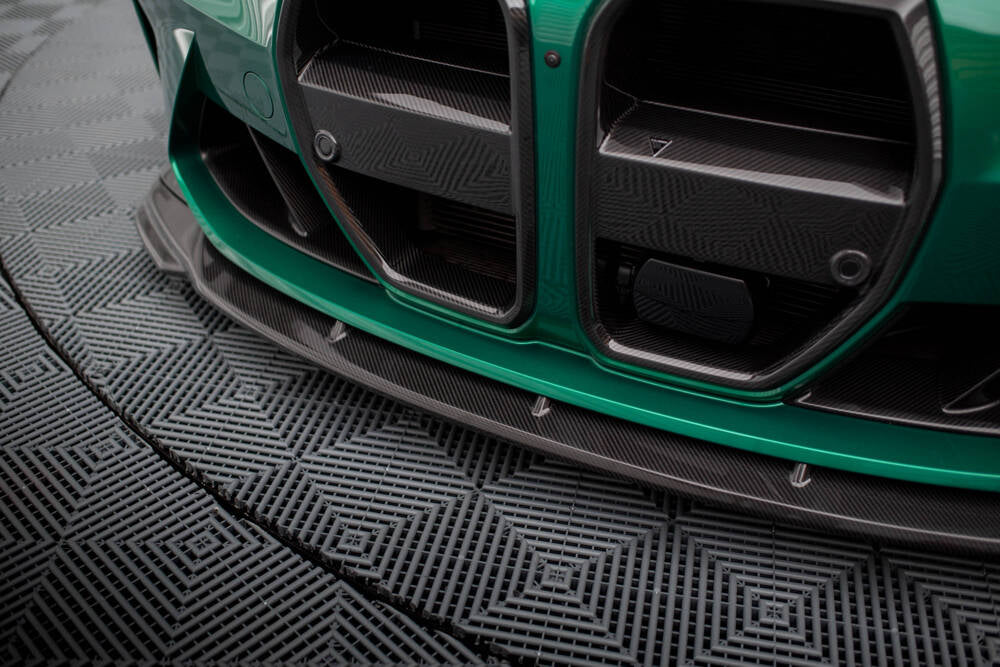 BMW - M3 SEDAN / TOURING G80 / G81 & M4 G82 - CARBON FIBER FRONT SPLITTER - V2
