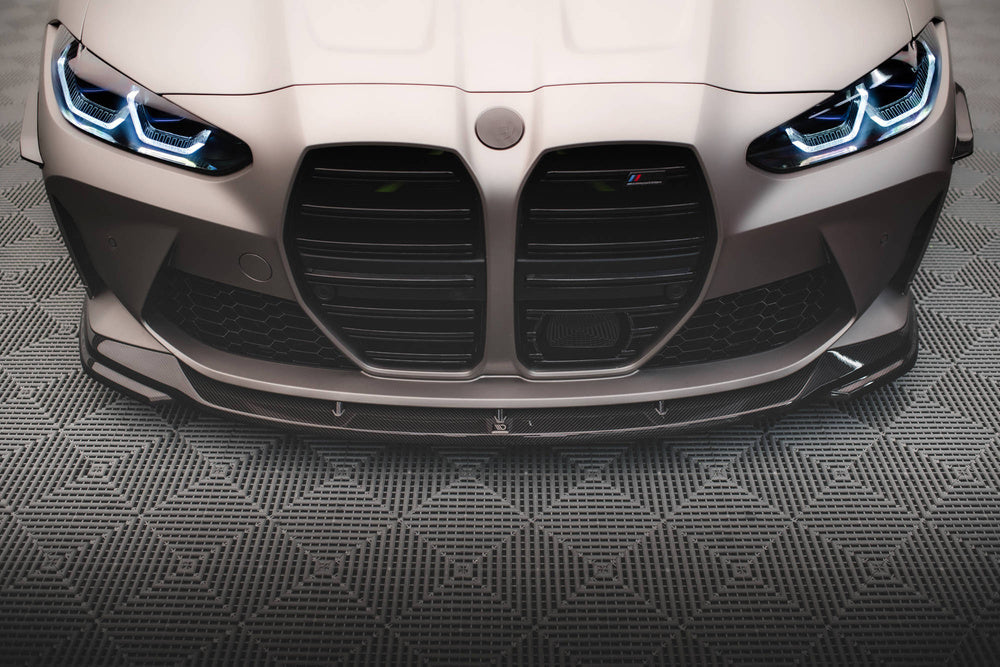 BMW - M3 SEDAN / TOURING G80 / G81 & M4 G82 - CARBON FIBER FRONT SPLITTER - V2