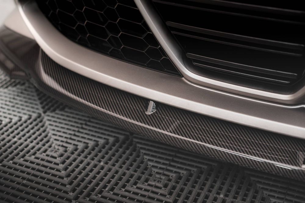 BMW - M3 SEDAN / TOURING G80 / G81 & M4 G82 - CARBON FIBER FRONT SPLITTER - V2